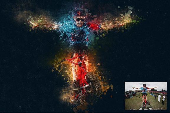 Liquid 2 Photoshop Action