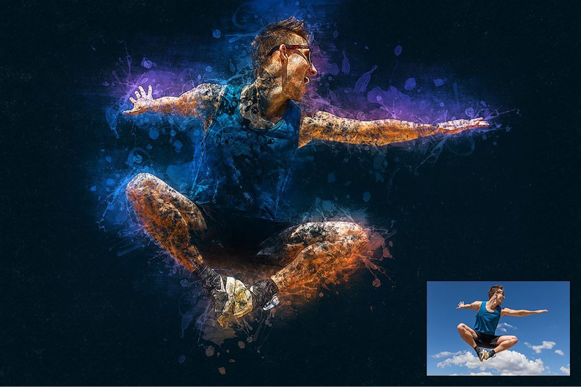 Liquid 2 Photoshop Action alternate