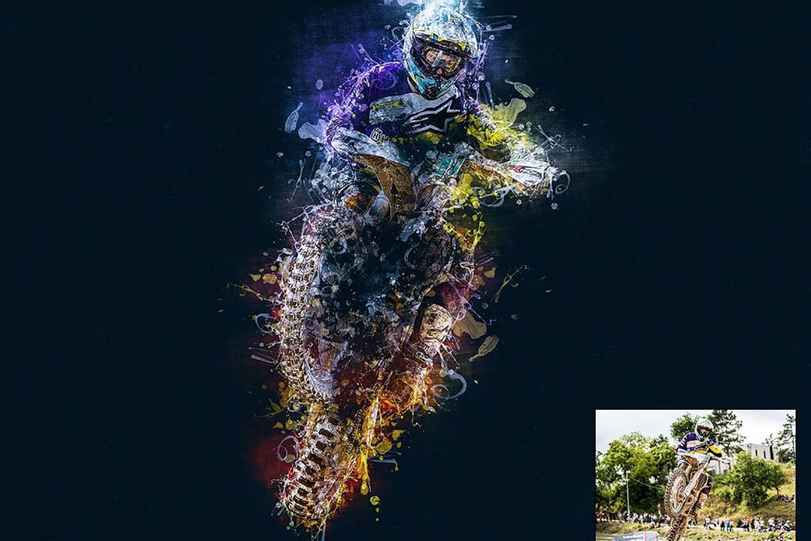 Liquid 2 Photoshop Action - view 3