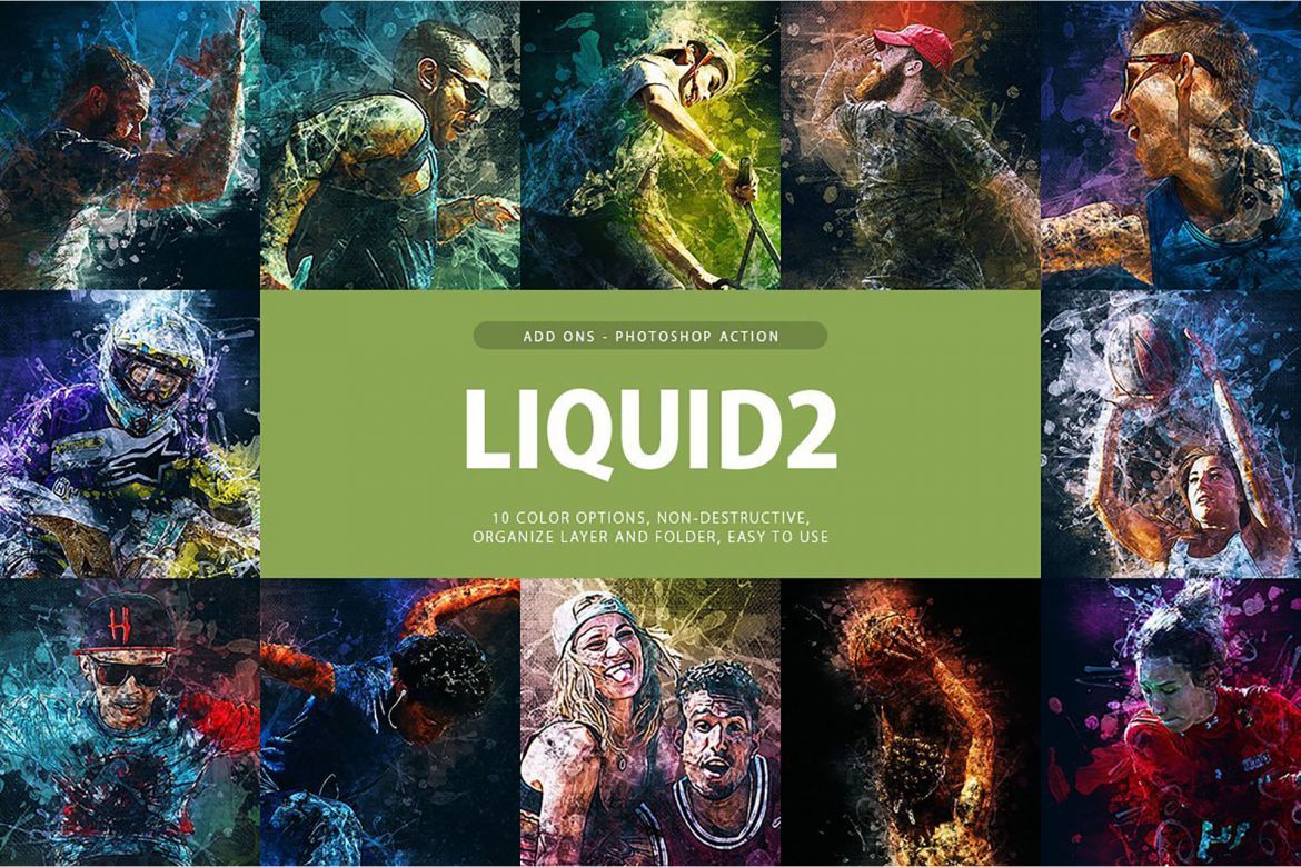 Liquid 2 Photoshop Action - view 4