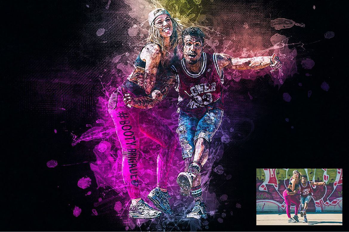 Liquid 2 Photoshop Action - view 7