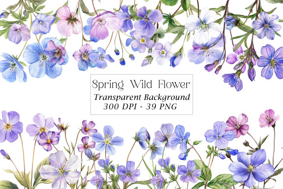 Spring Wild Flower FREE Clipart
