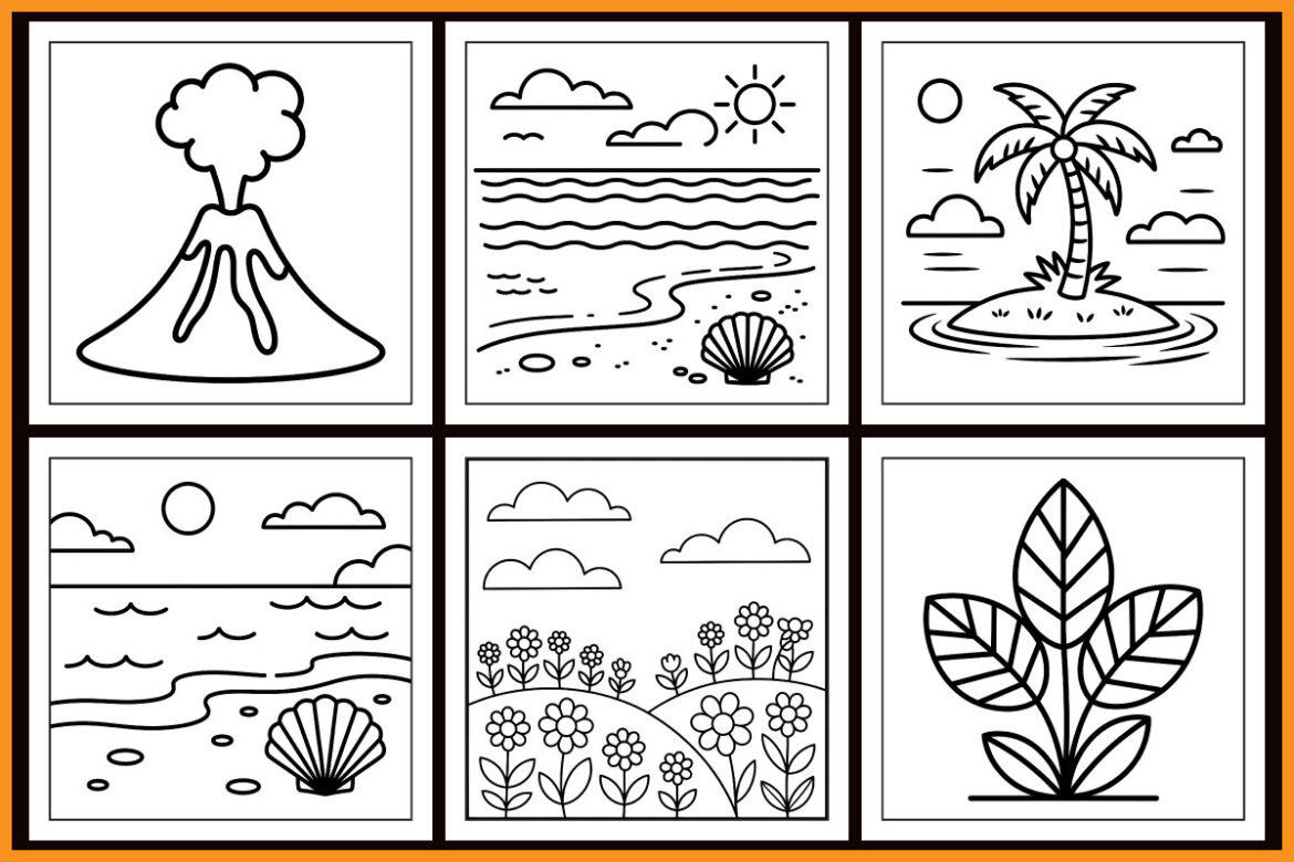 50 Simple Art Bold & Easy FREE Coloring Book - view 3