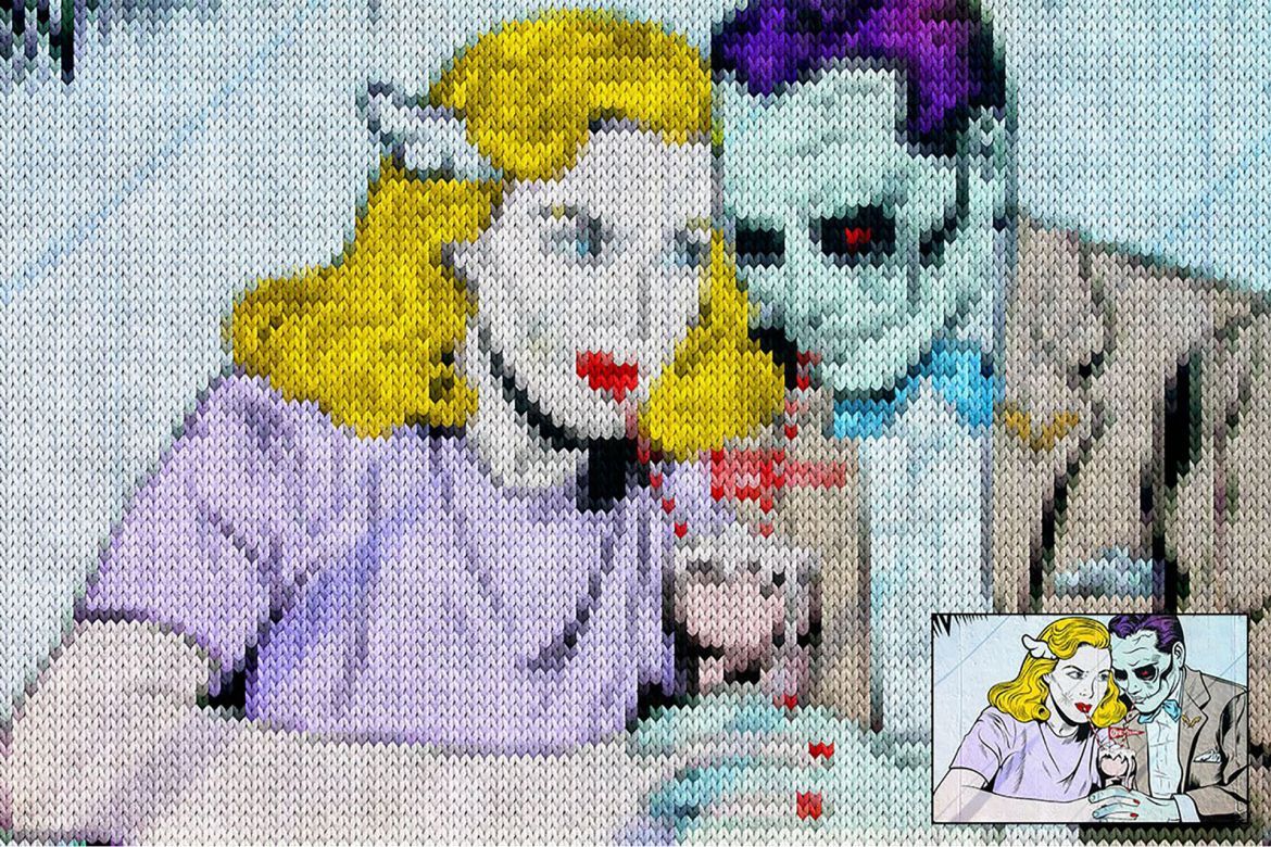 Knitting Photoshop Action - view 9