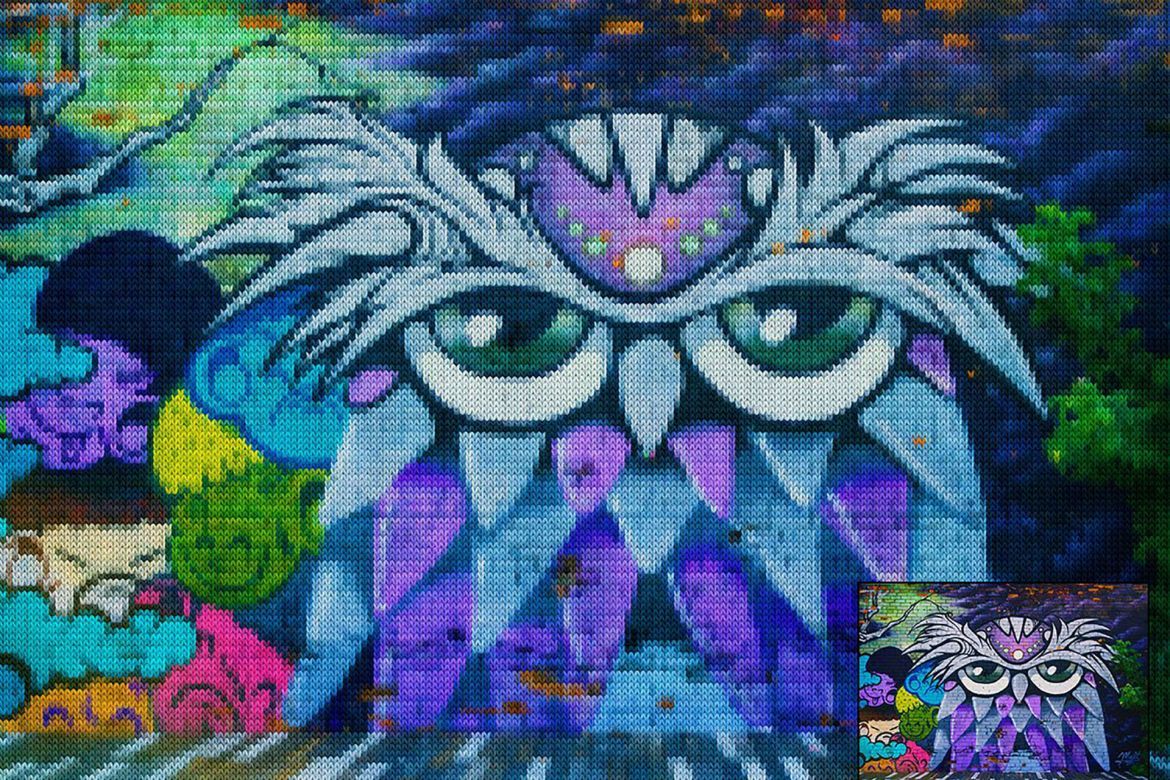 Knitting Photoshop Action - view 11