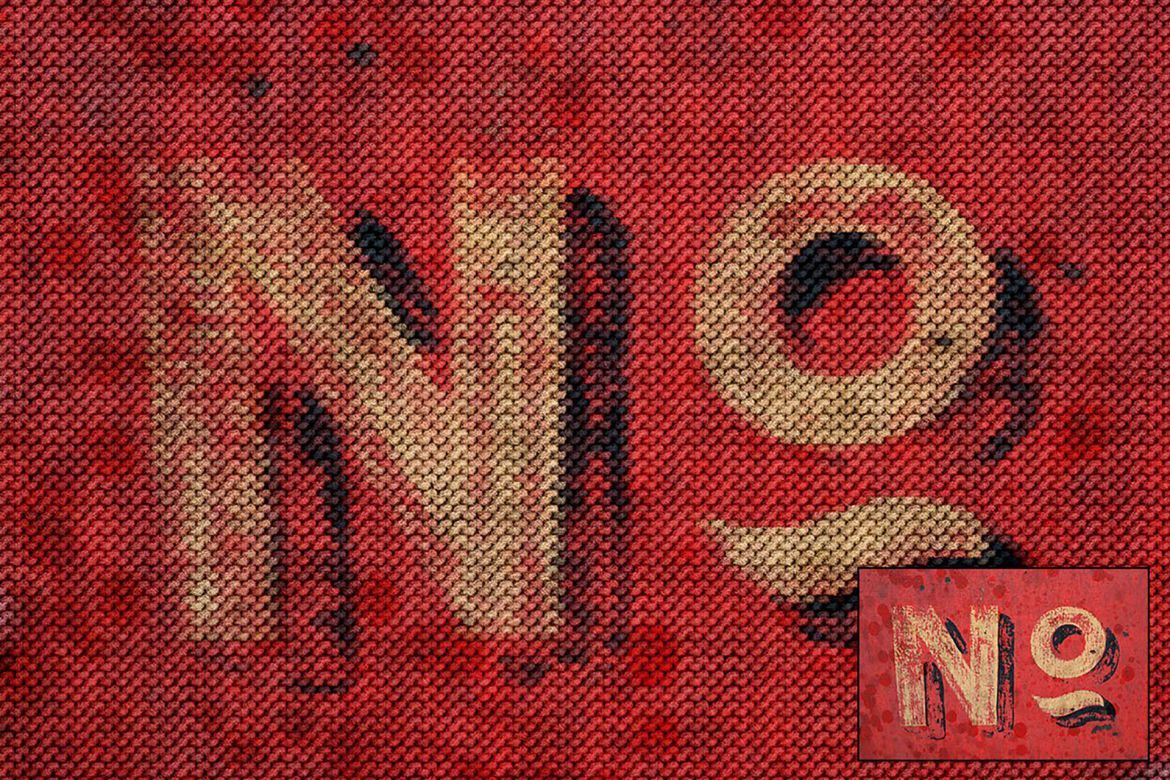 Knitting Photoshop Action - view 13