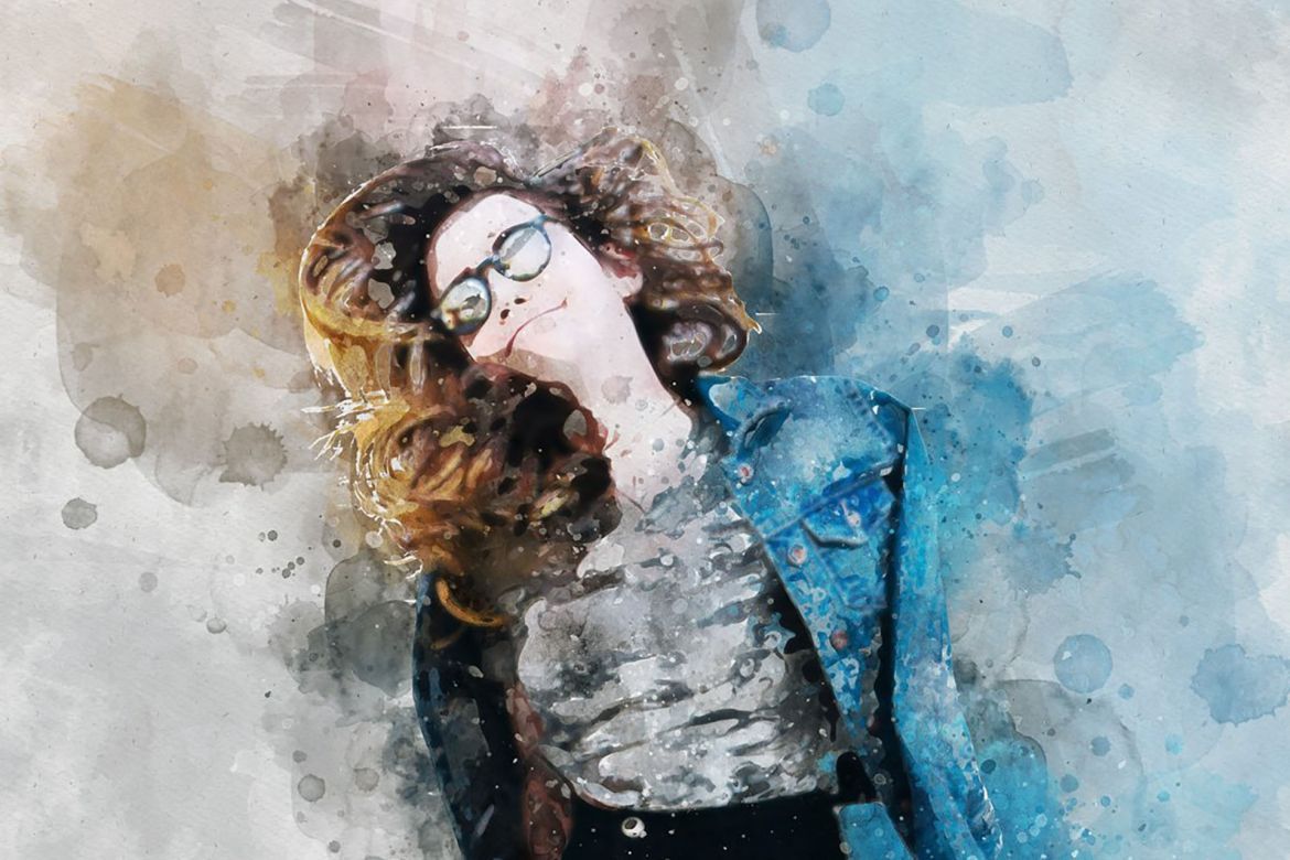 Splash Watercolor Photoshop Action - view 3