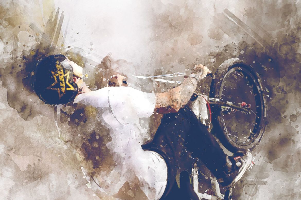 Splash Watercolor Photoshop Action - view 5