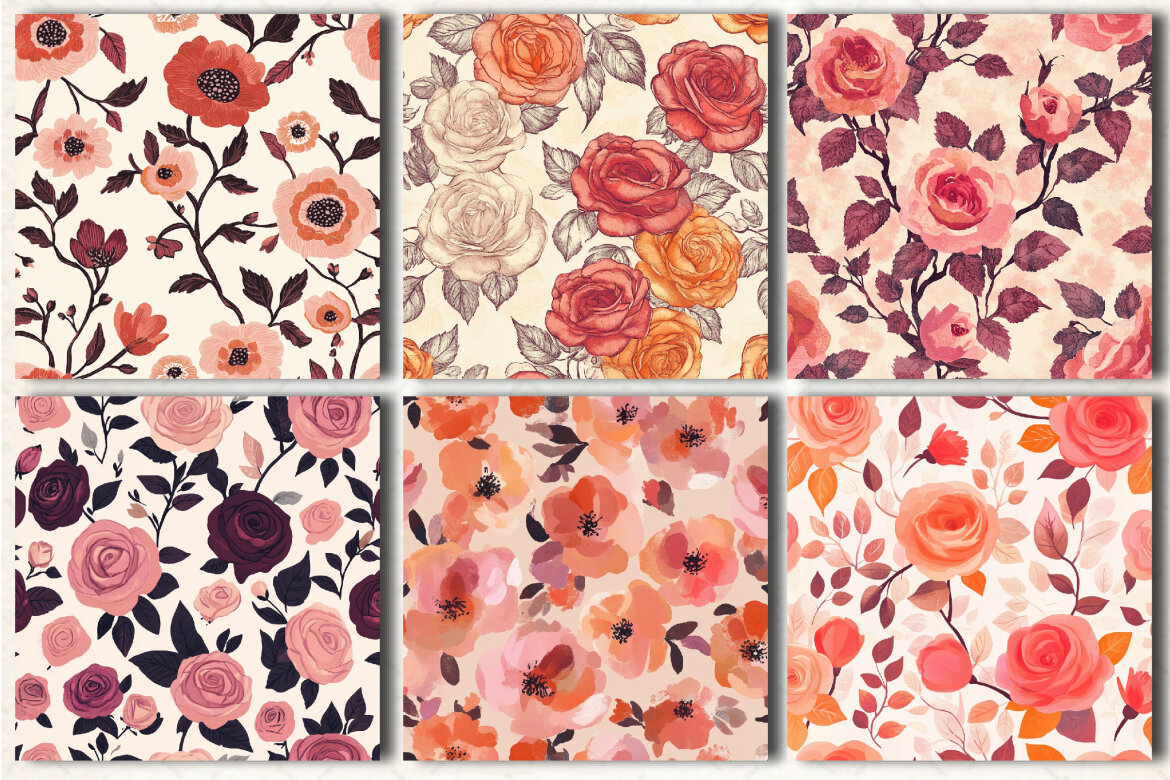 Boho Rose Tones FREE Pattern Bundle - view 5