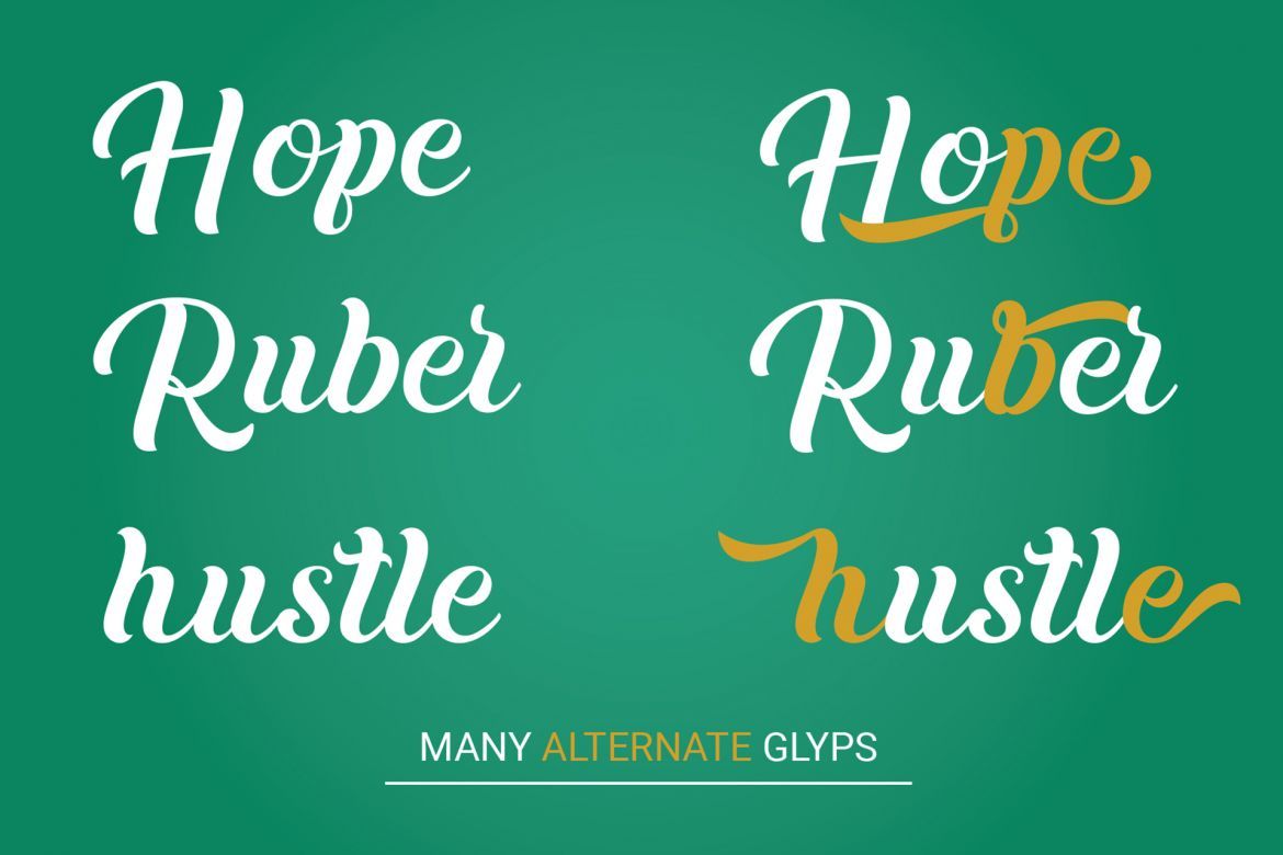 Morrisette Script - view 4