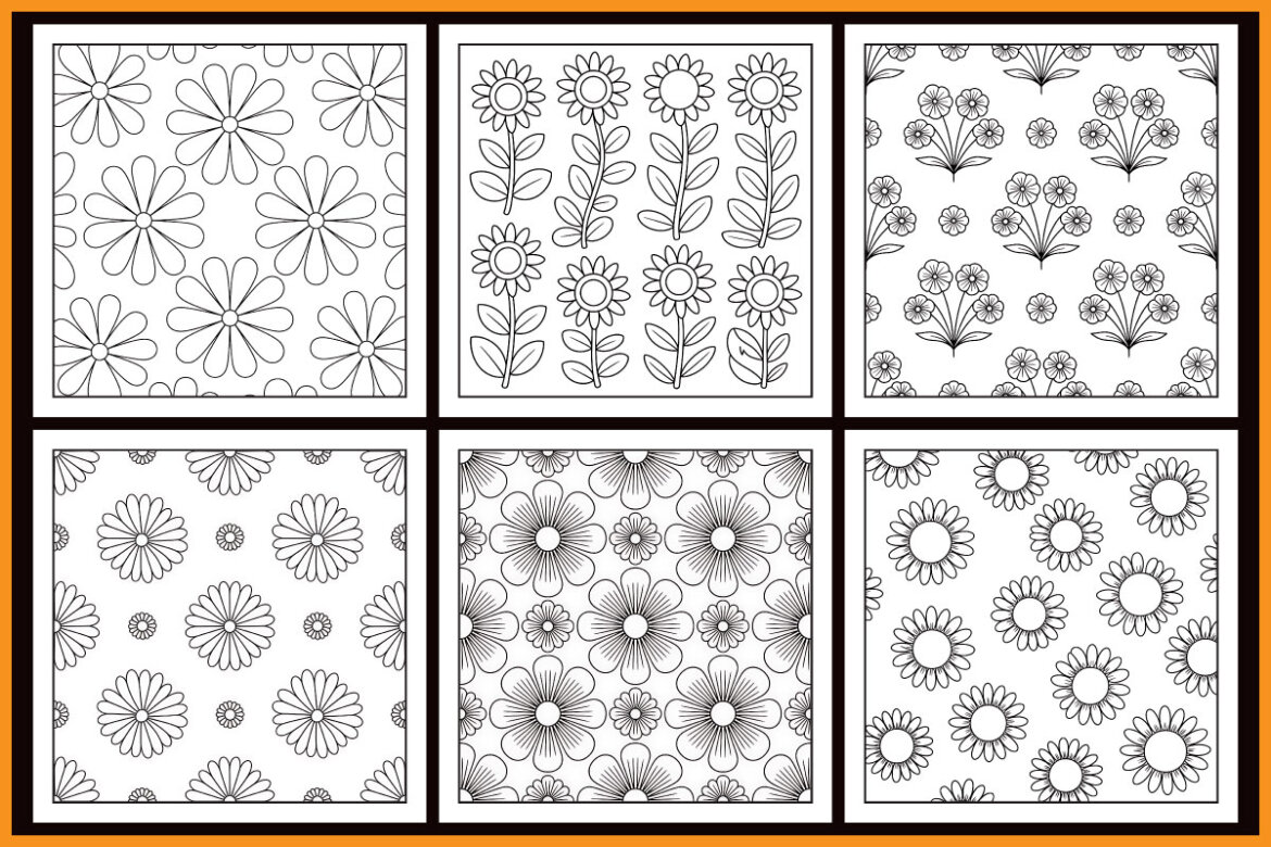 100 Satisfying Patterns FREE and Easy Coloring Pages alt