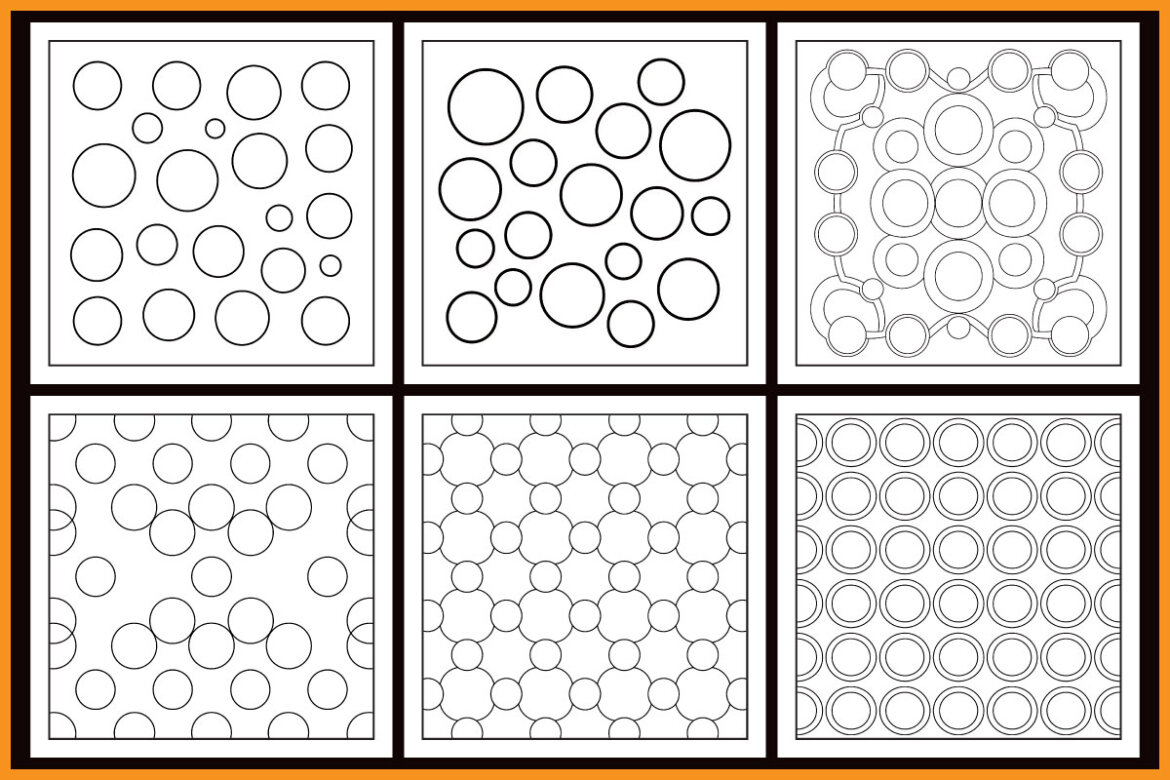 100 Satisfying Patterns FREE and Easy Coloring Pages - view 3
