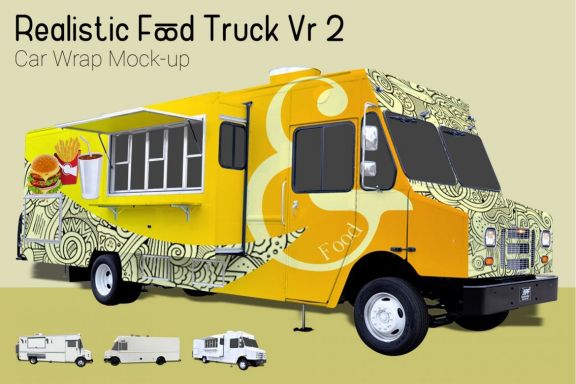 Food Truck Mock-Up Vol 2
