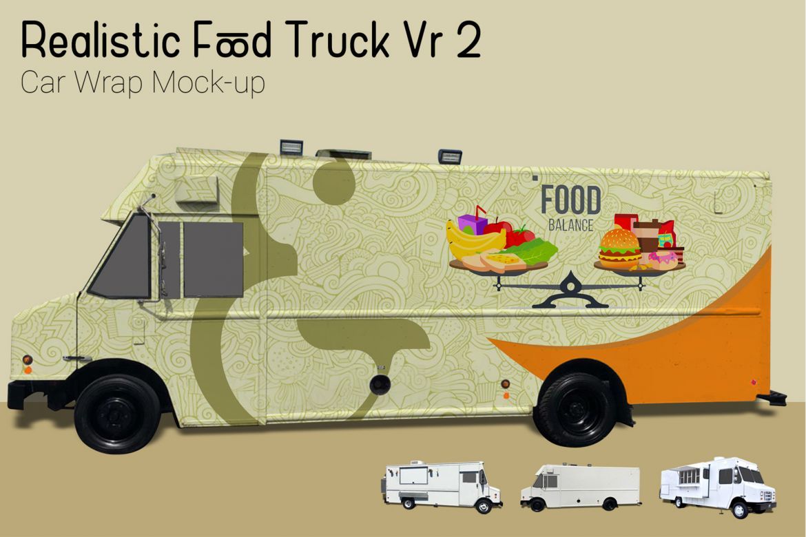 Food Truck Mock-Up Vol 2 - view 3