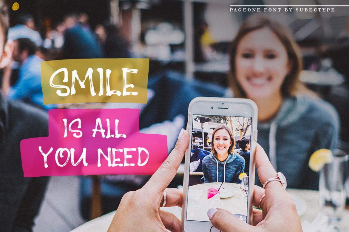 Pageone Brush Font - view 10