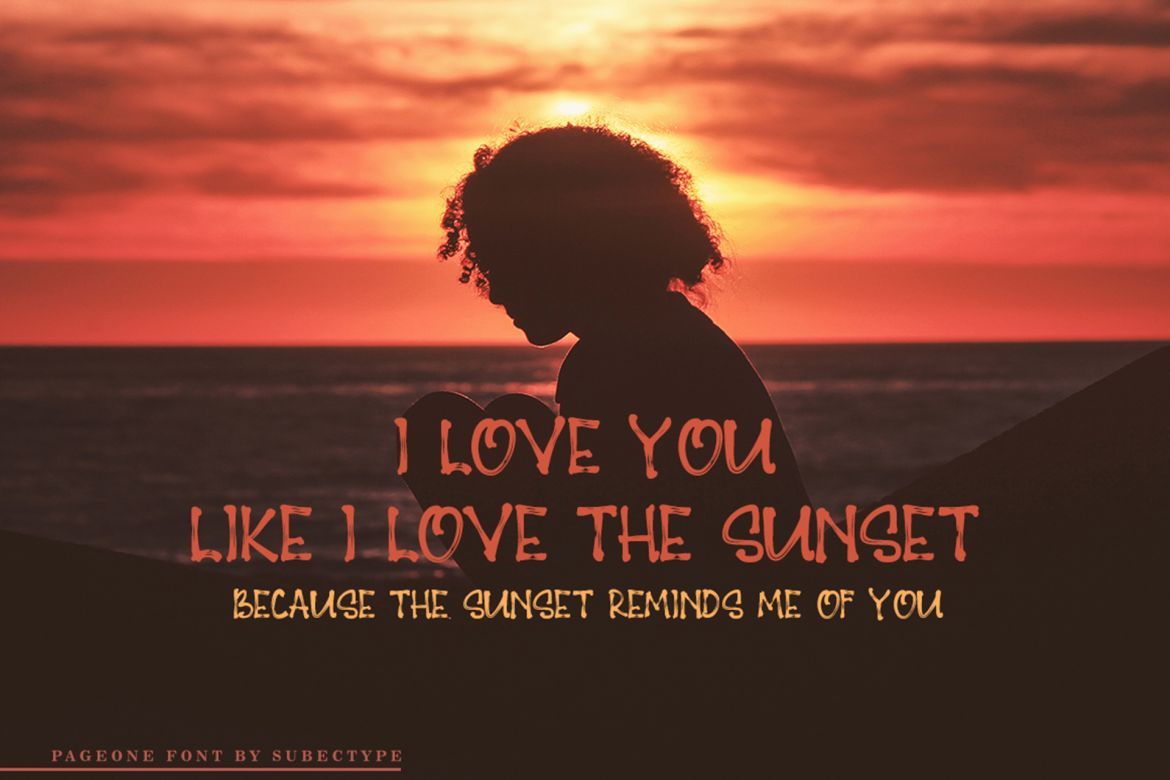 Pageone Brush Font - view 11