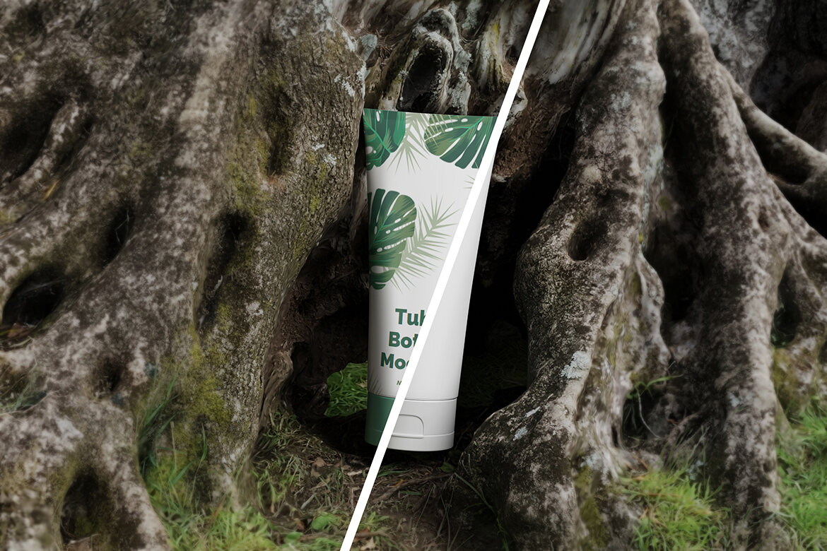 Tube Cosmetic Bottle FREE Mockup alternate