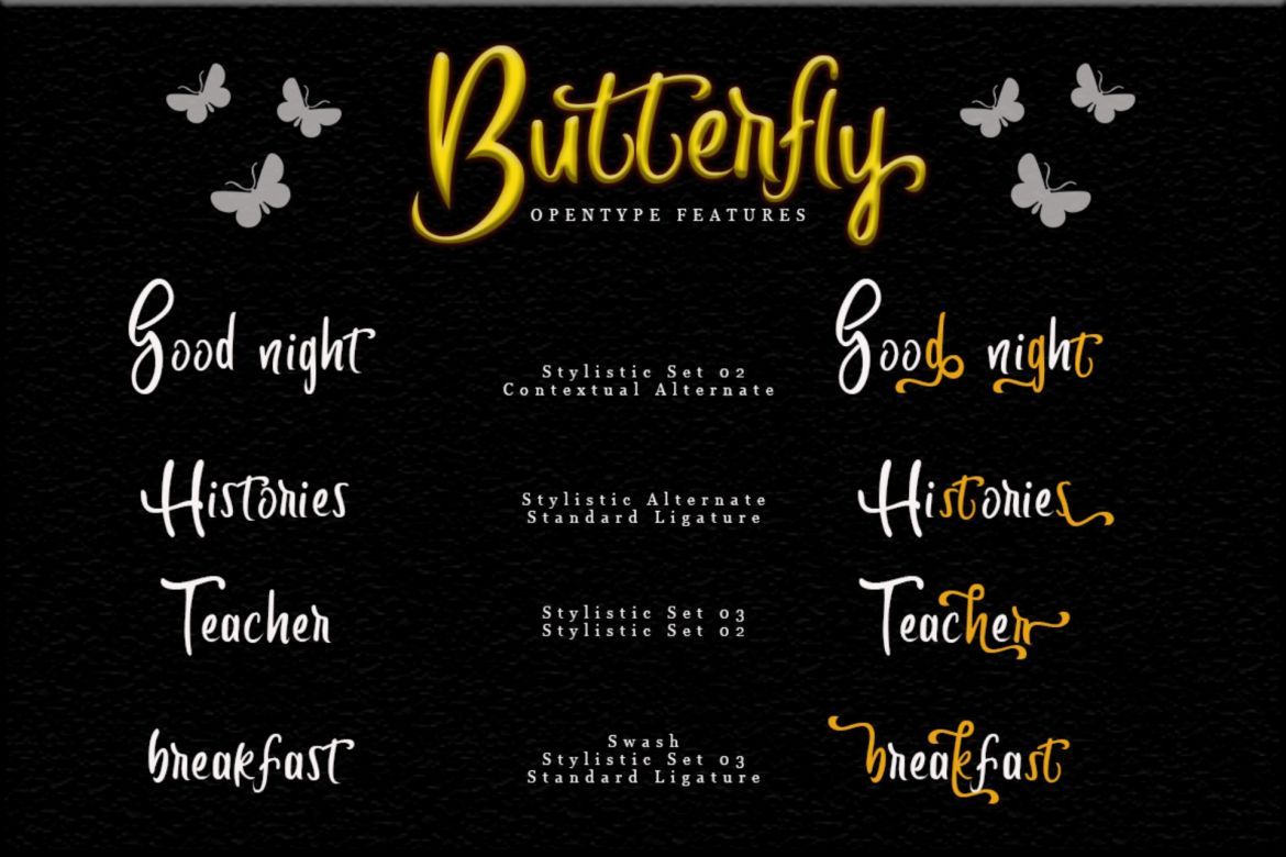 Butterfly Script alt