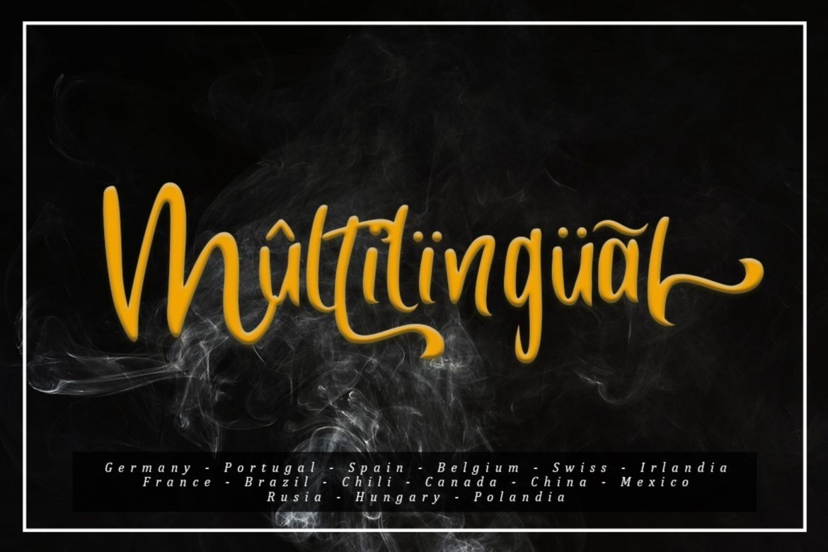 Butterfly Script - view 3