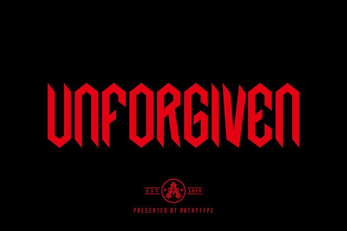 In The Dark Font - view 3