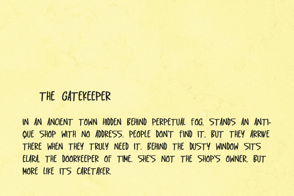 Glabak Lastro Authentic FREE Font - view 5