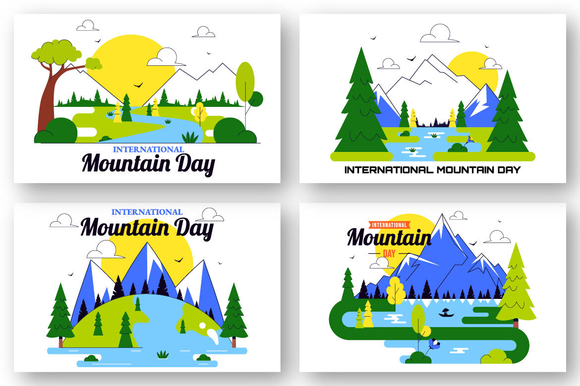 10 International Mountain Day FREE Illustrations - view 4