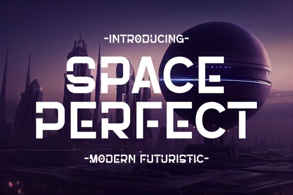 Space Perfect - FREE Futuristic Font