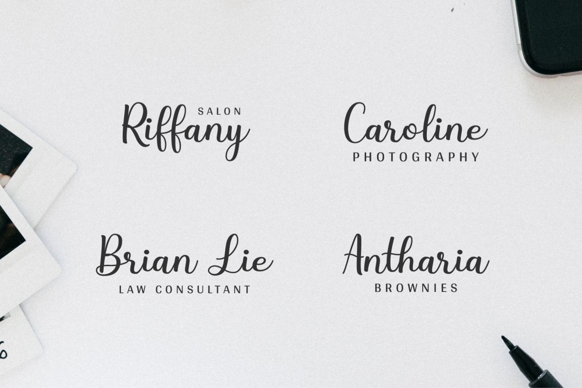 Steffany - Handwriting Font - view 4