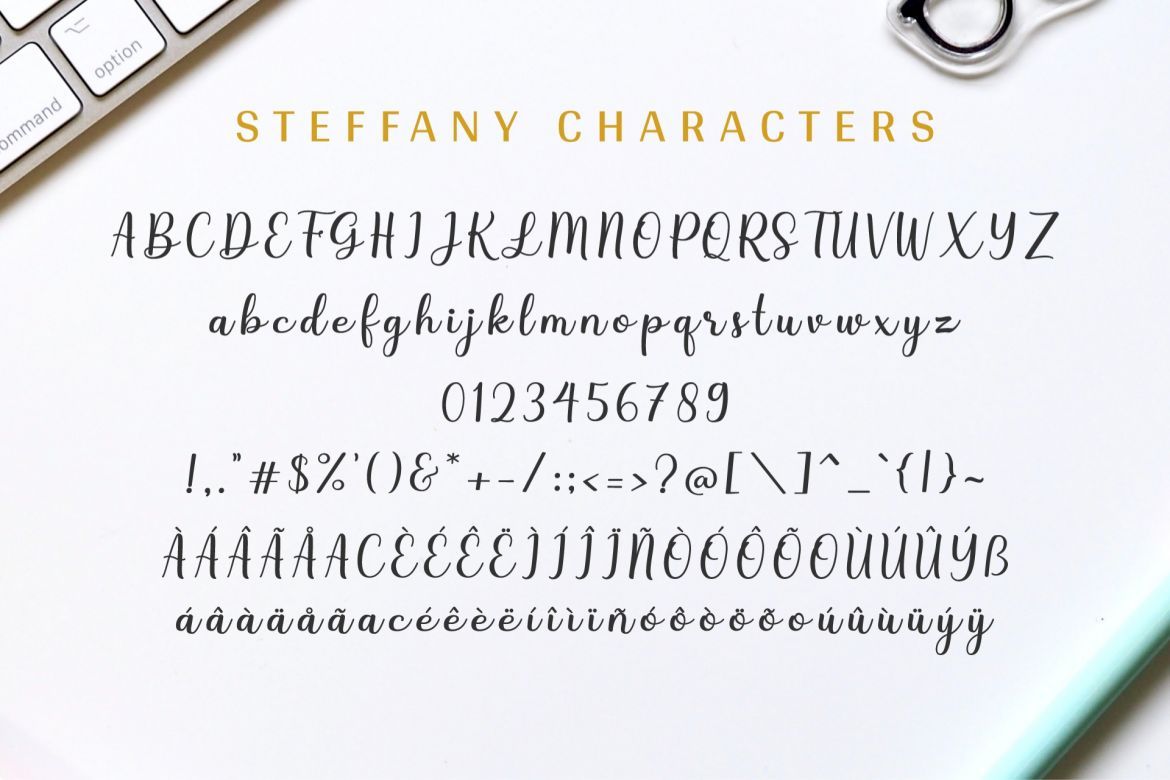 Steffany - Handwriting Font - view 5