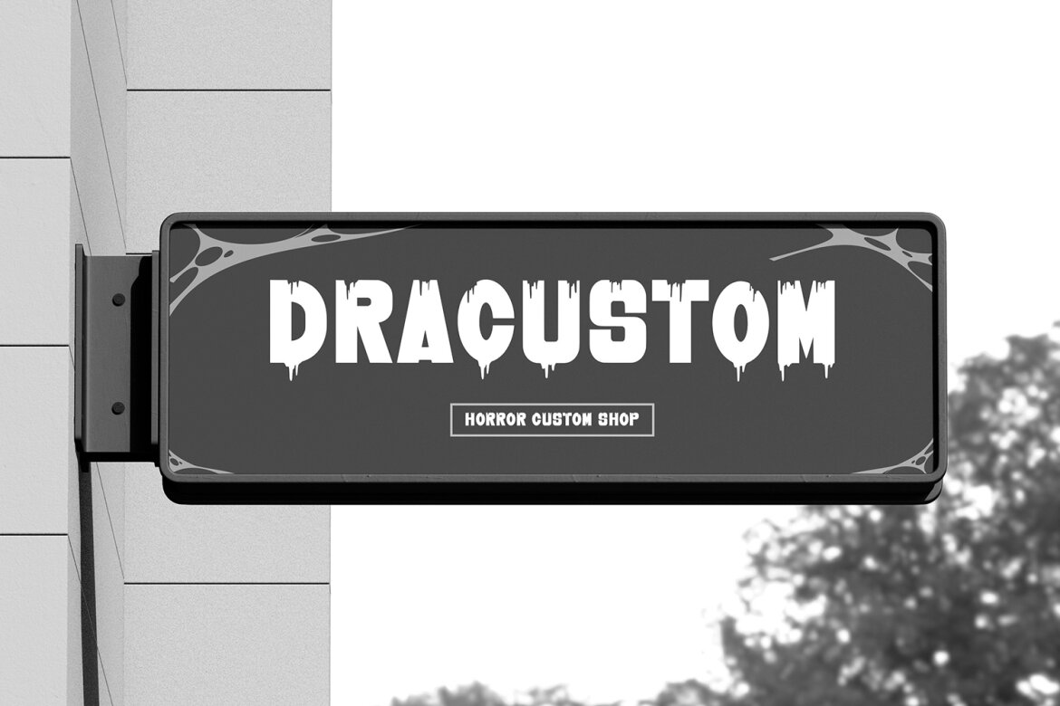 Liqudox Dripping FREE Display Font - view 4