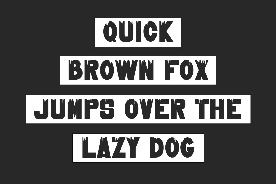 Liqudox Dripping FREE Display Font - view 5