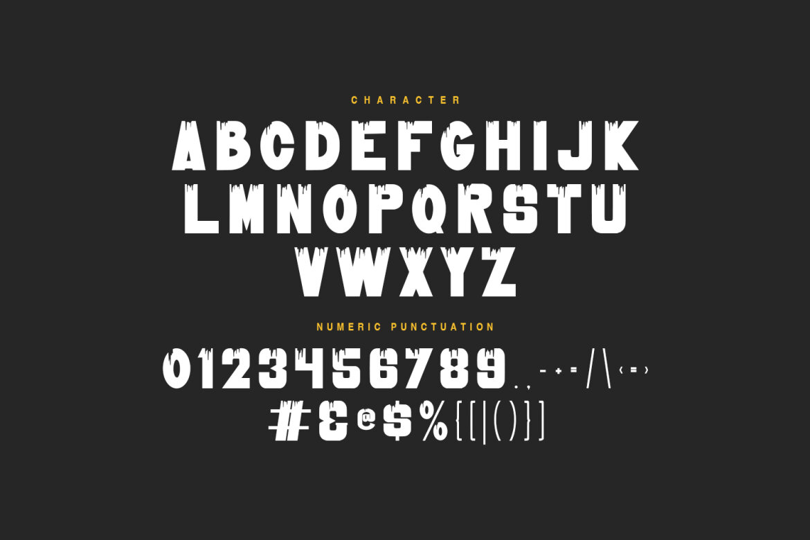 Liqudox Dripping FREE Display Font - view 7