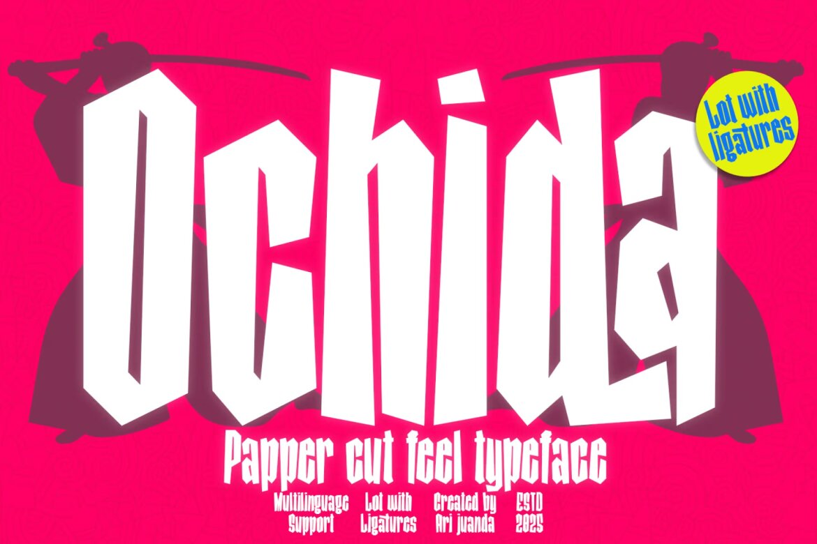 Ochida FREE Font - view 6