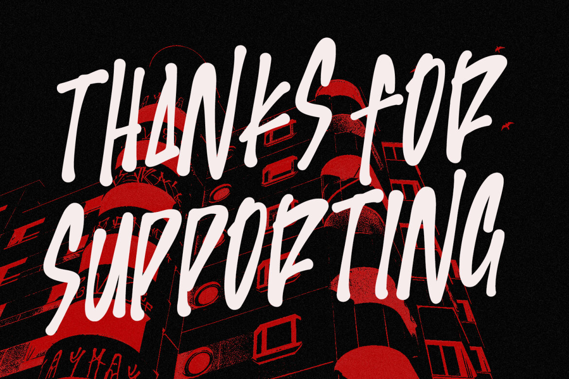 Klowin Beruar FREE Energetic Font - view 6