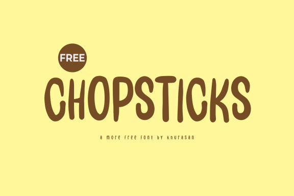 Chopsticks FREE Font - view 4