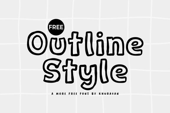 Outline Style FREE Font