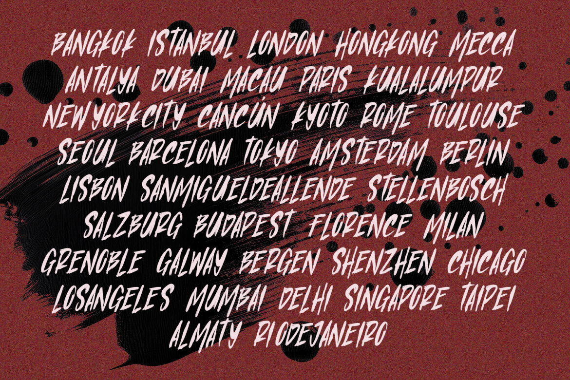 Crawn Migeos Brush FREE Font - view 7