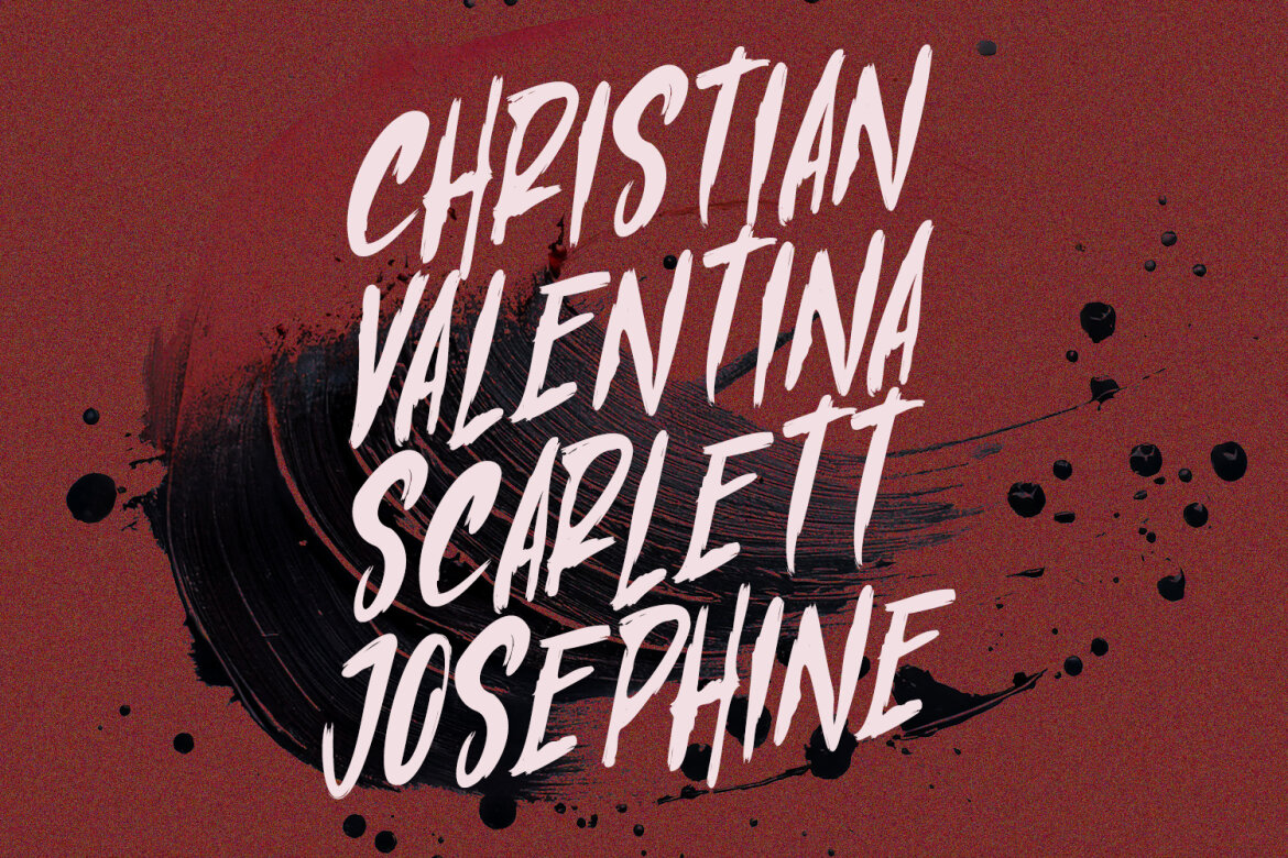 Crawn Migeos Brush FREE Font - view 6