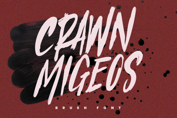 Crawn Migeos Brush FREE Font