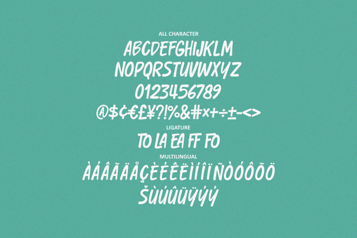 Creafo Elacte Powerful FREE Font - view 6