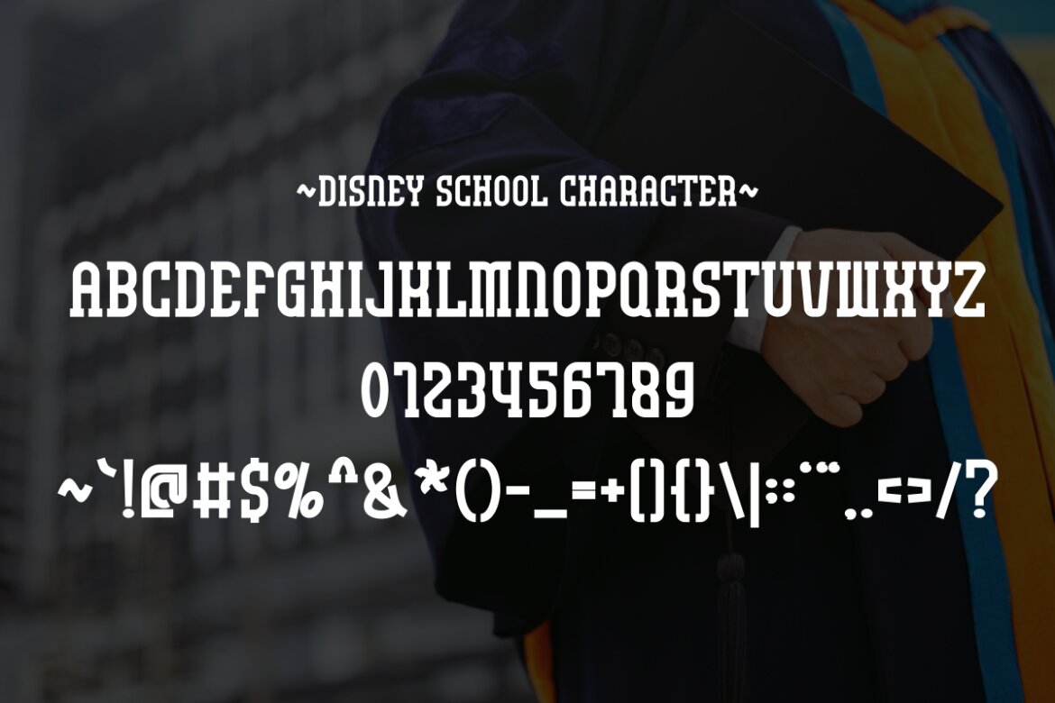 Disney School - FREE Slab Serif - view 7