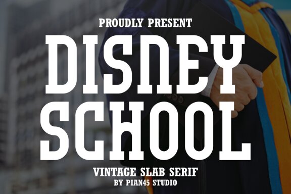 Disney School - FREE Slab Serif