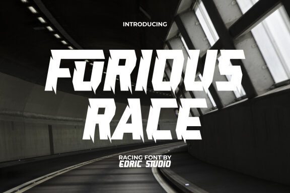 Furious Race FREE Font