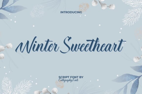 Winter Sweetheart FREE Font