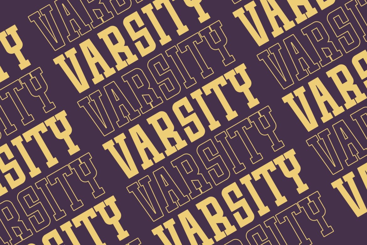 Horizon Varsity - FREE Vintage Slab Serif alternate