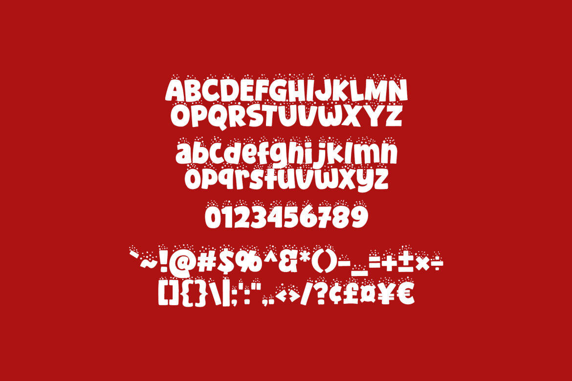 Quick Winter FREE Font - view 4
