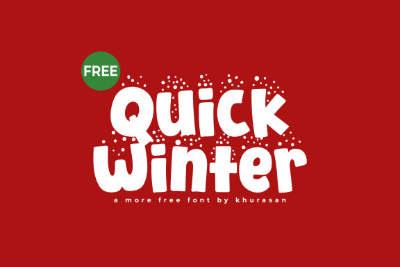 Quick Winter FREE Font
