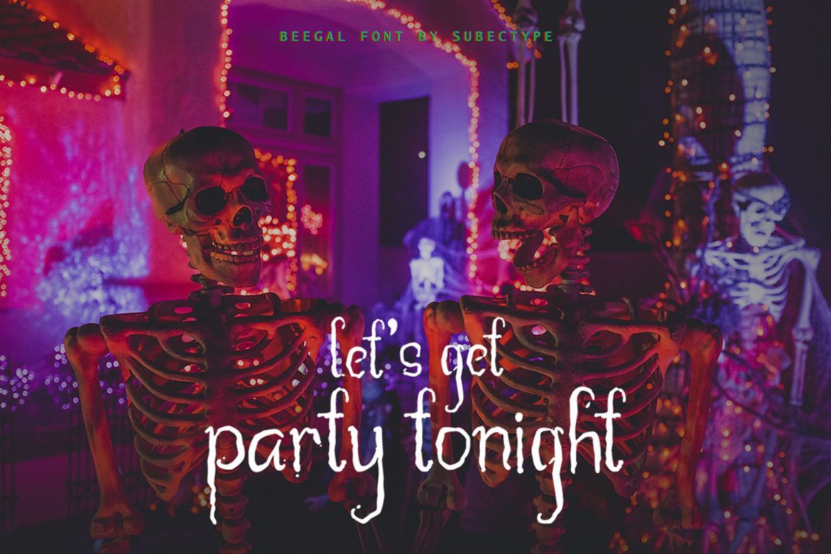 Beegal Horror Font alternate