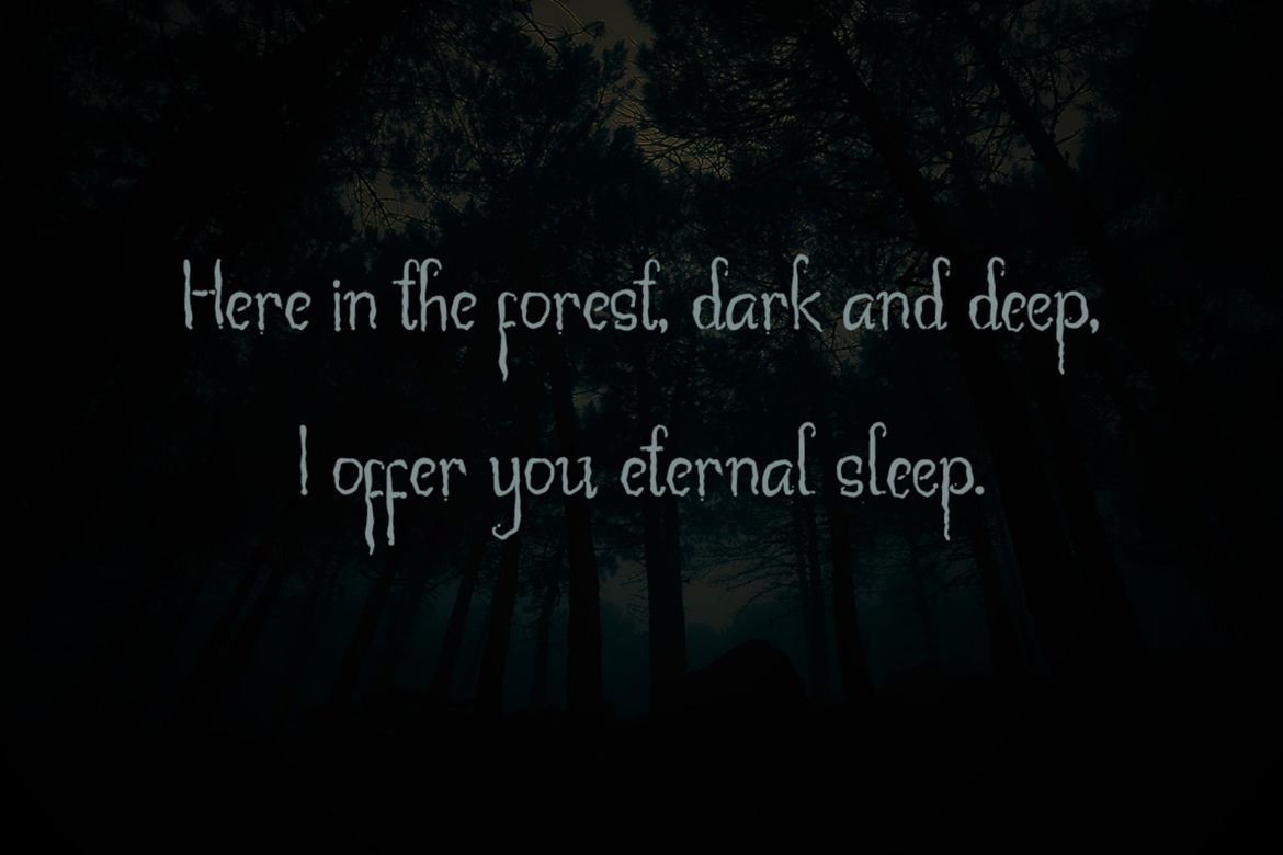 Beegal Horror Font - view 7