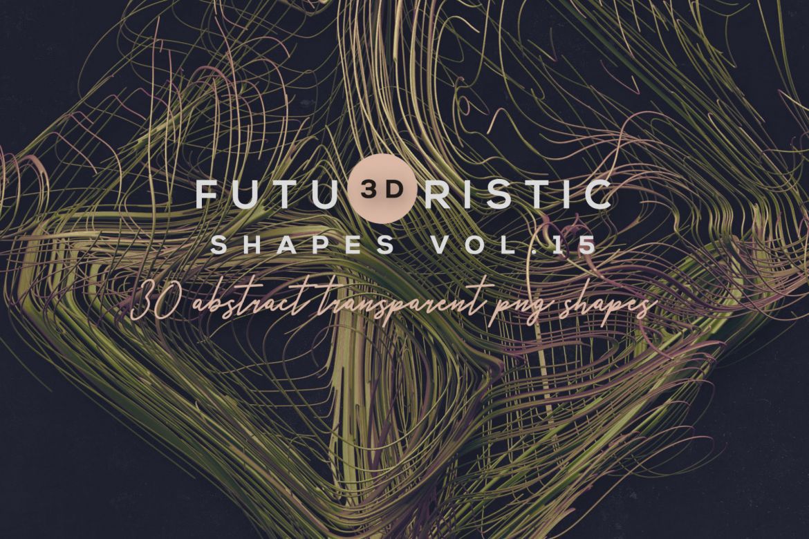 Free 3D Abstract Shapes 15 - view 5